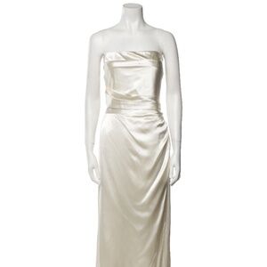 Reformation Silk Evening Gown